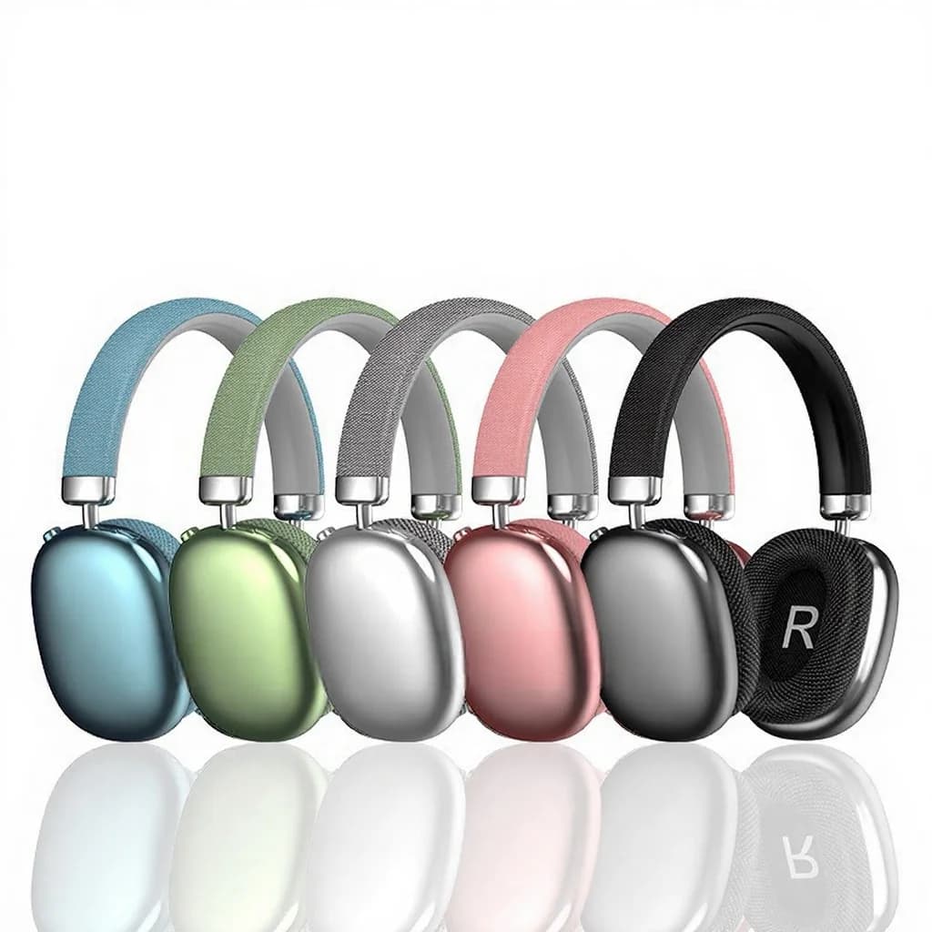 Wireless Over-Ear Headphones with FM Radio and TF Card Slot