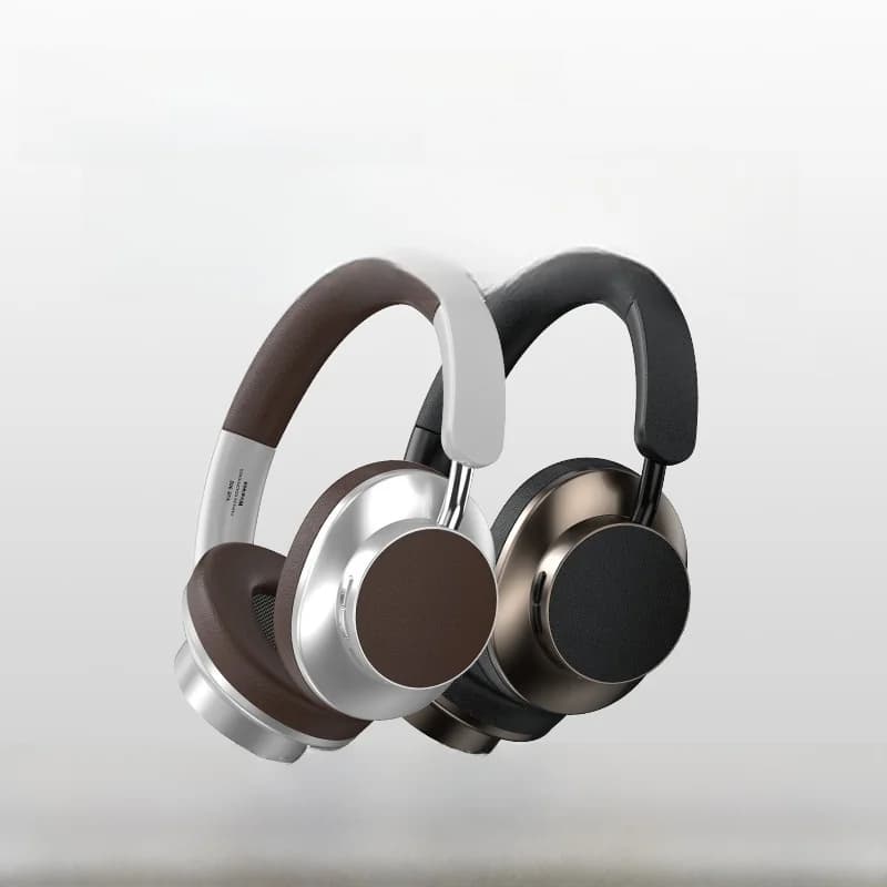 Retro Over-Ear Bluetooth Headphones with FM Radio and TF Card Slot