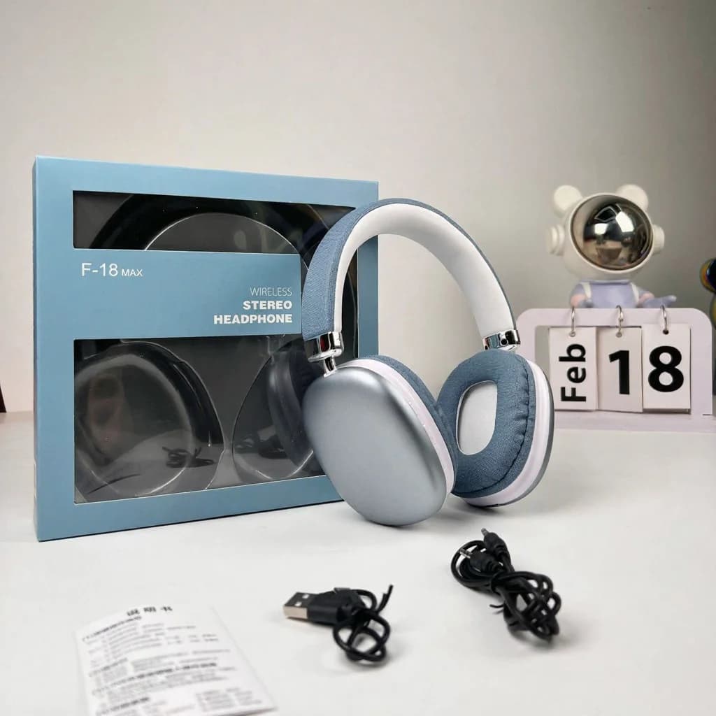Wireless Over-Ear Headphones with Bluetooth 5.4 and Long Battery Life