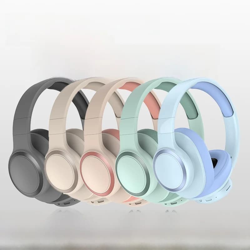 Wireless Bluetooth Over-Ear Headphones with FM Radio and TF Card Slot