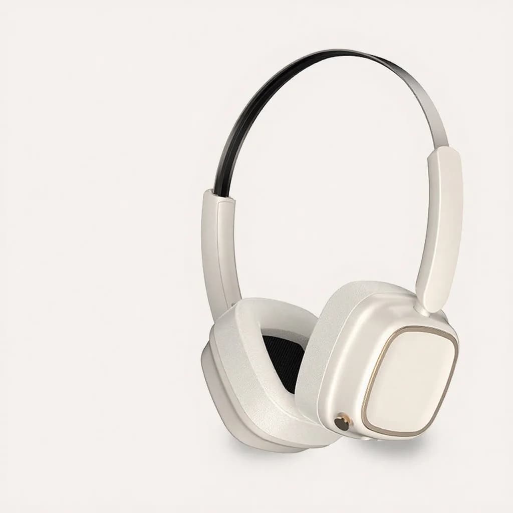 Retro Over-Ear Wireless Headphones Bluetooth 5.4 Stereo Bass
