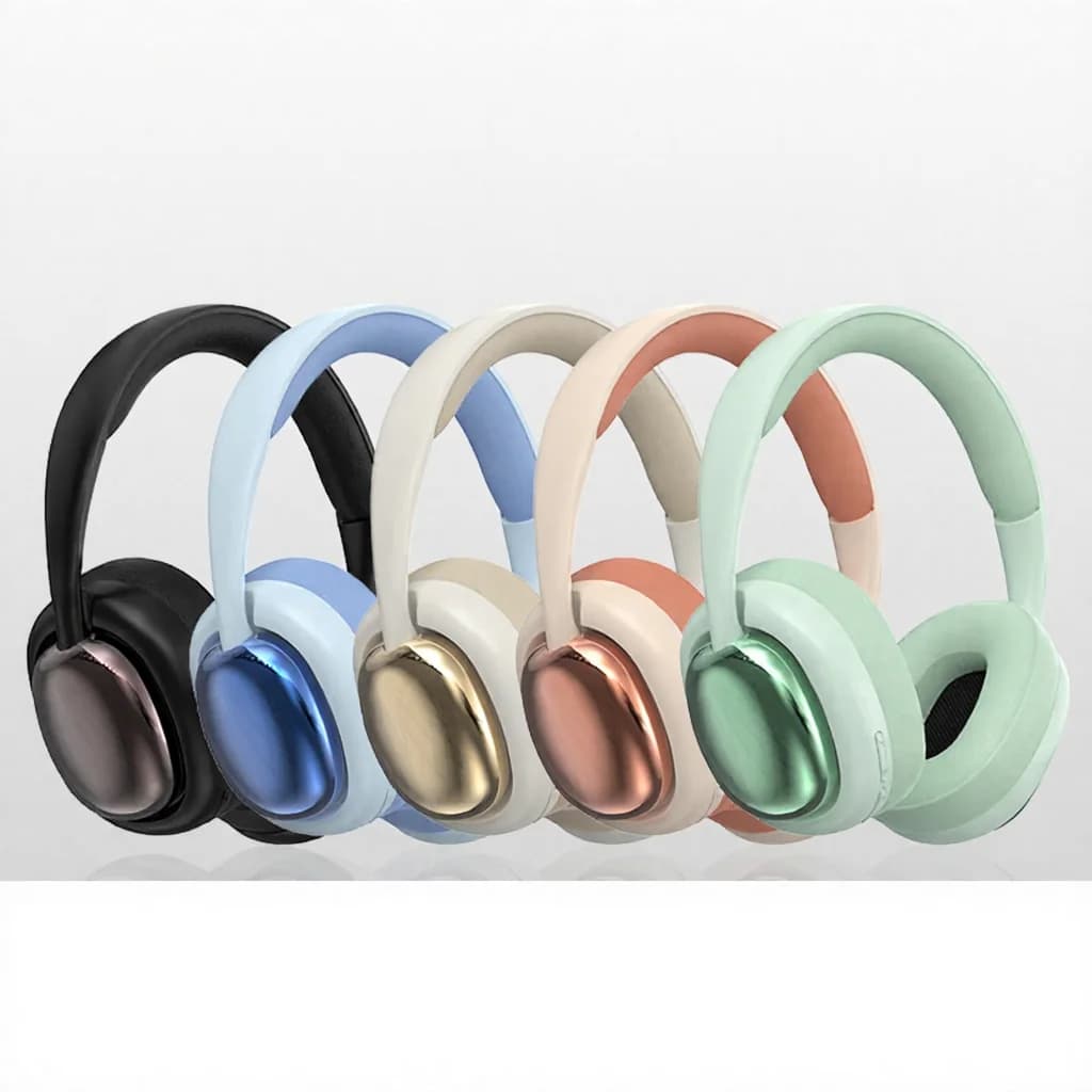 Wireless Over-Ear Headphones with Bluetooth 5.3 and Long Battery Life
