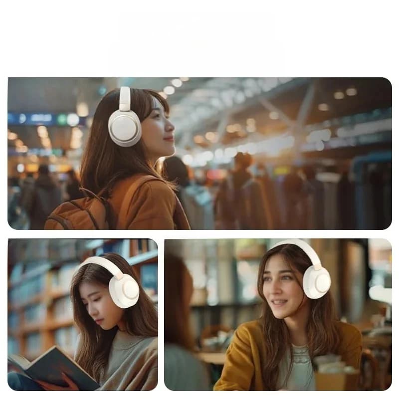 Active Noise Cancelling Wireless Bluetooth Headphones Over-Ear Stereo