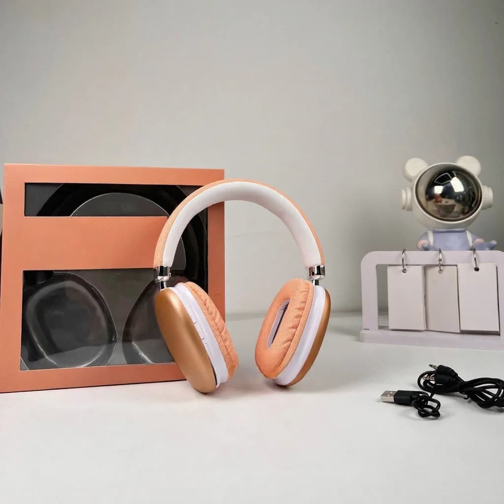 Wireless Over-Ear Headphones with Bluetooth 5.4 and Long Battery Life