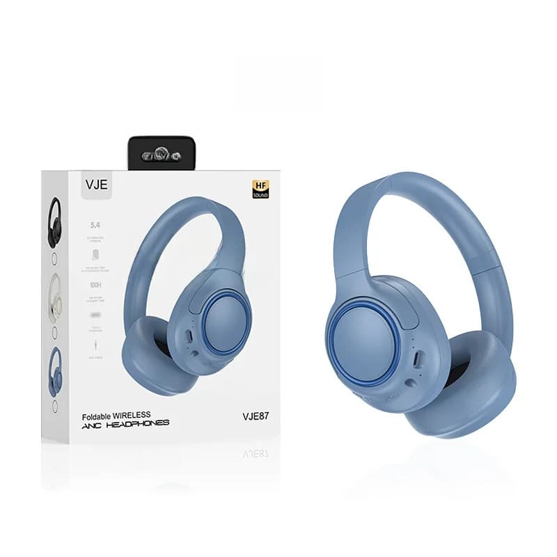 Wireless Over-Ear Headphones with Noise Cancelling and Long Battery Life