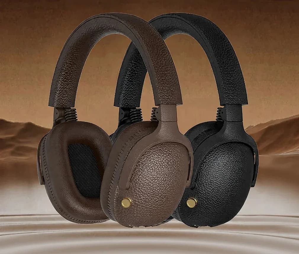 Retro Wireless Over-Ear Headphones with Type-C Charging and TF Card Slot