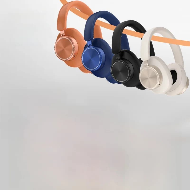 Wireless Over-Ear Headphones with Active Noise Cancelling and 35H Battery
