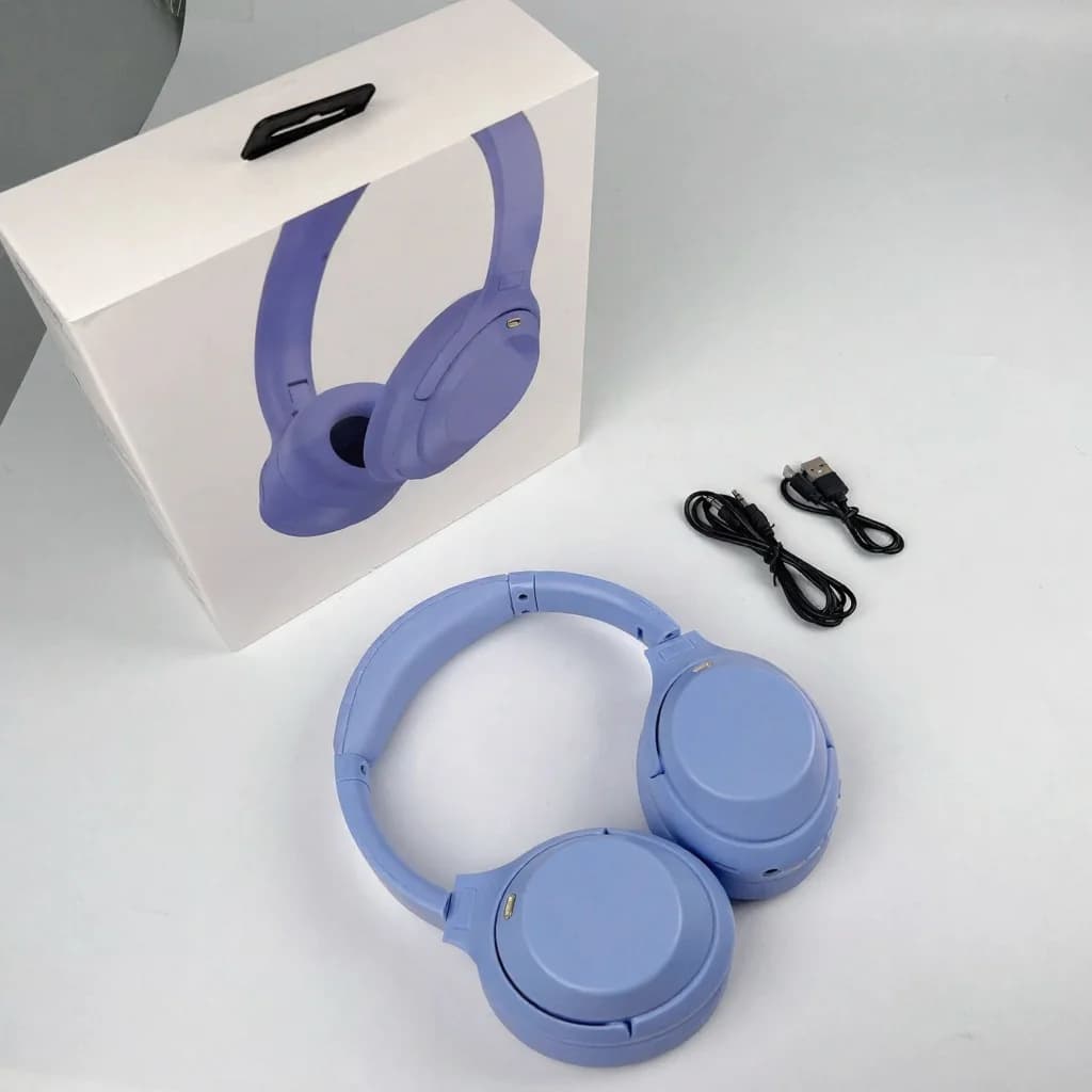 Wireless Over-Ear Headphones with Active Noise Cancelling and Type-C