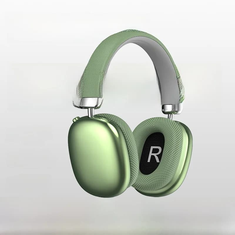 Wireless Over-Ear Bluetooth Headphones with TF Card Slot and Type-C Charging
