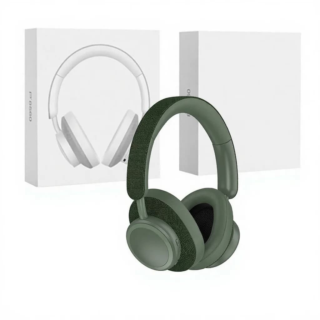 Wireless Over-Ear Headphones with Deep Bass and Long Battery Life