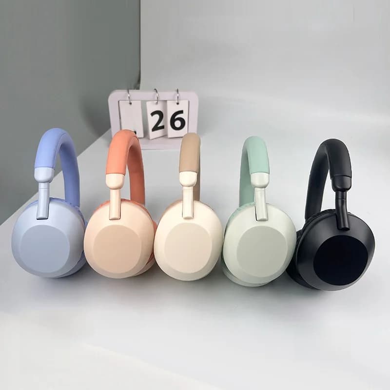 Wireless Bluetooth Over-Ear Headphones with Deep Bass and Mic