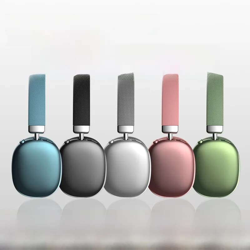 Wireless Over-Ear Bluetooth Headphones with TF Card Slot and Type-C Charging