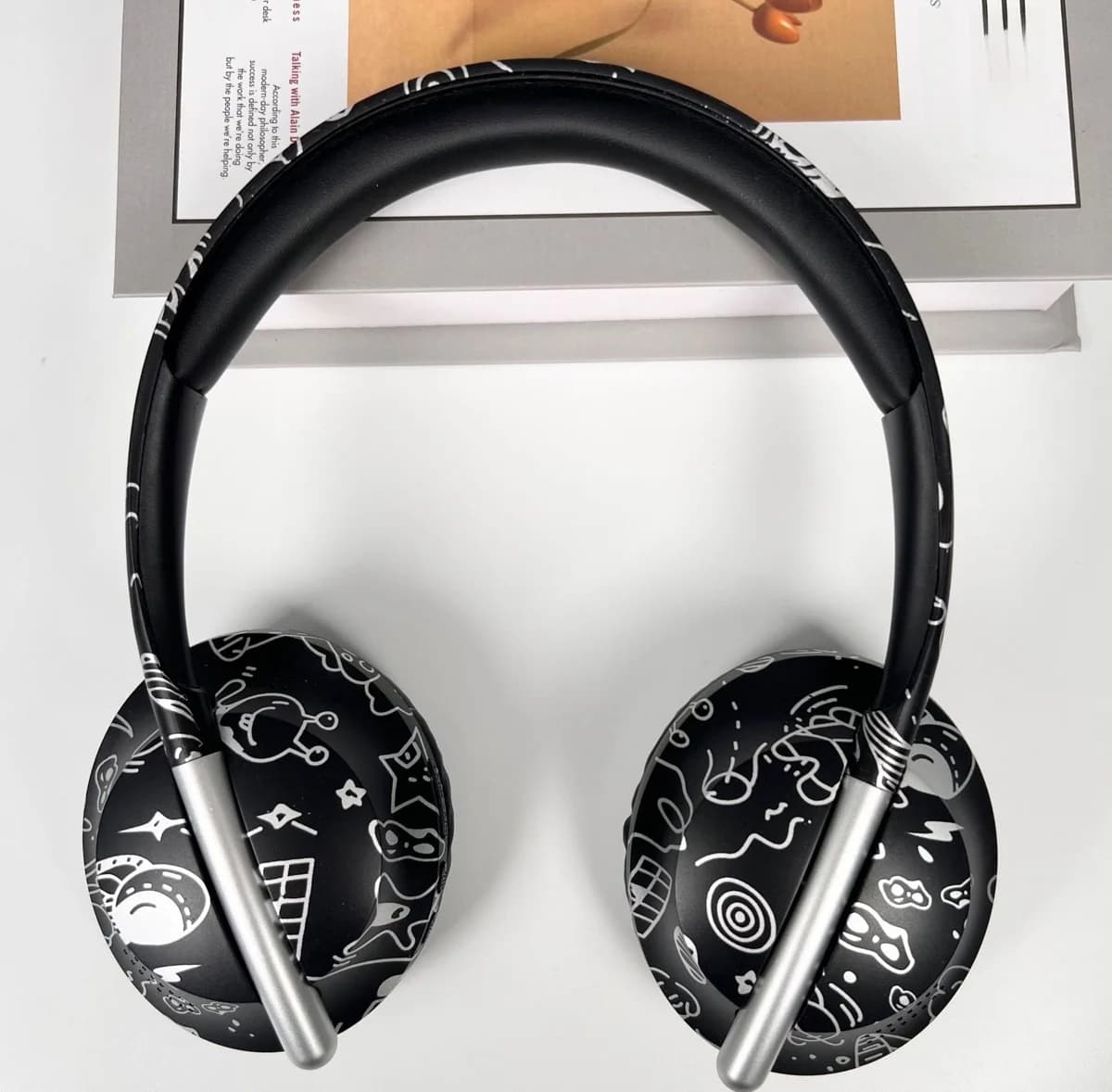 Over-Ear Bluetooth Headphones with TF Card Slot and Wireless Connectivity
