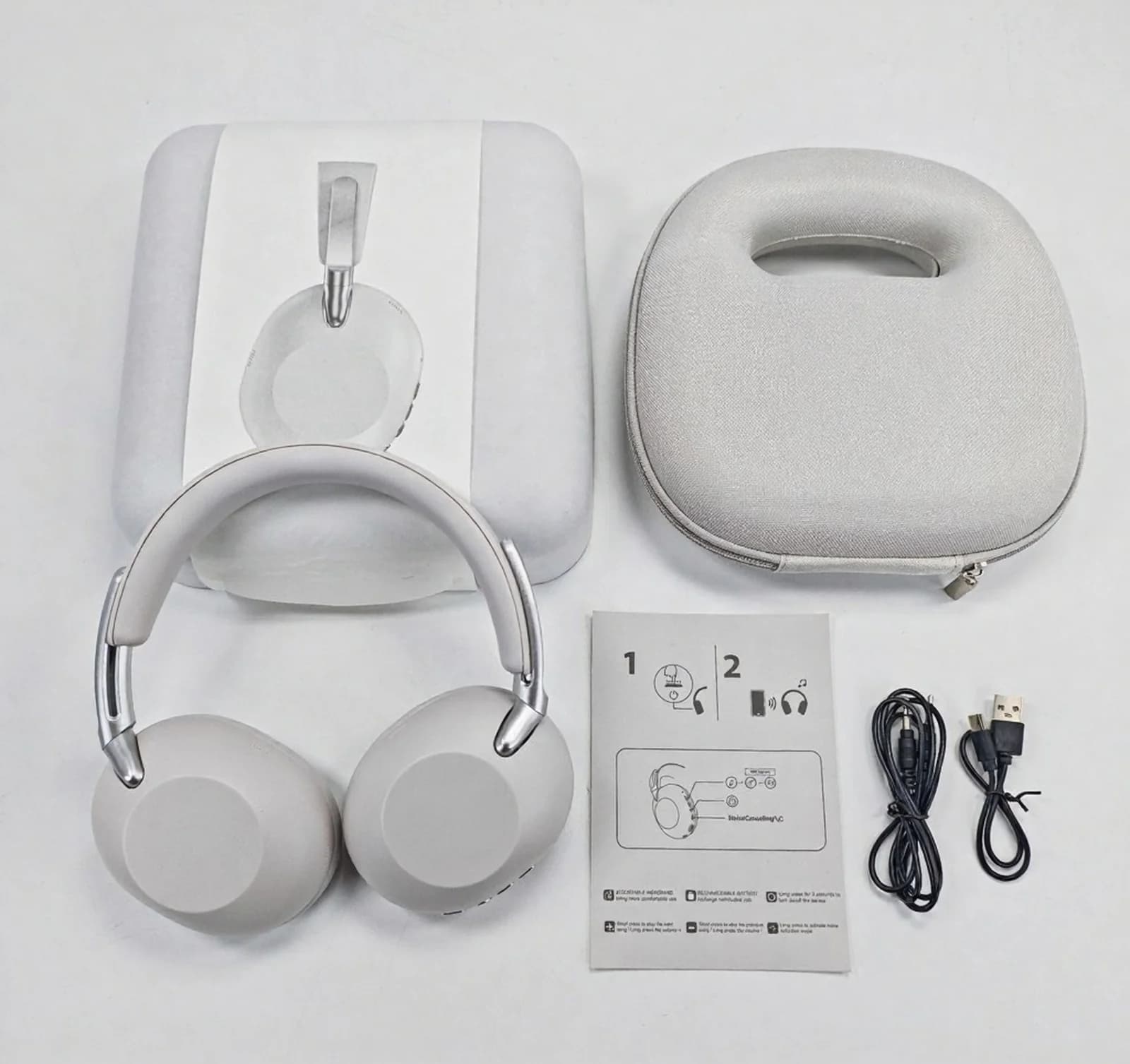 Over-Ear Wireless Bluetooth Headphones with Active Noise Cancelling