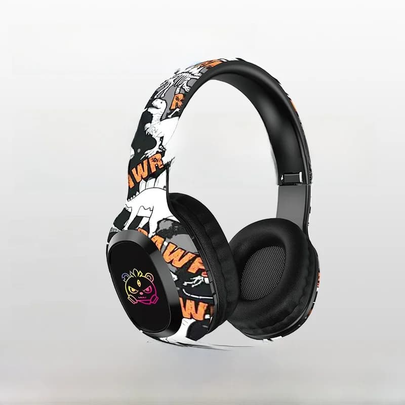 Wireless Over-Ear Headphones with TF Card Slot and Bluetooth