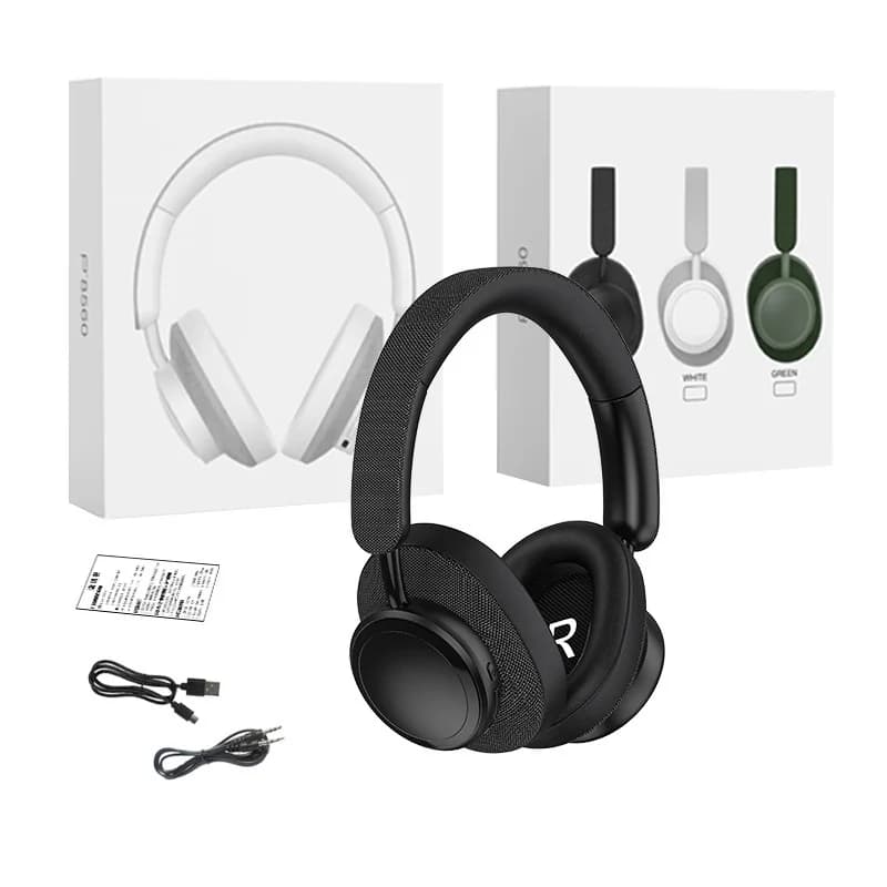 Wireless Over-Ear Headphones with Deep Bass and Long Battery Life
