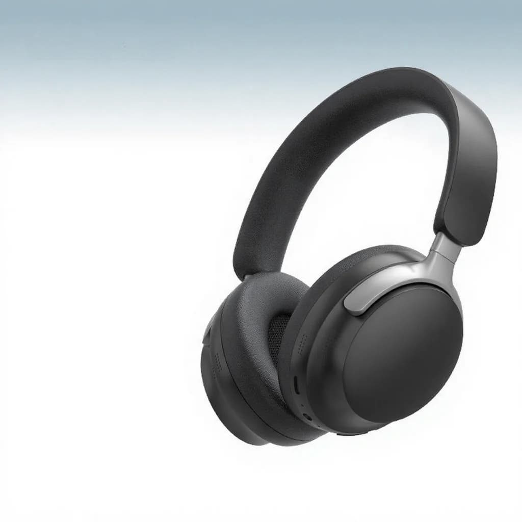 Wireless Over-Ear Headphones with FM Radio and Long Battery Life
