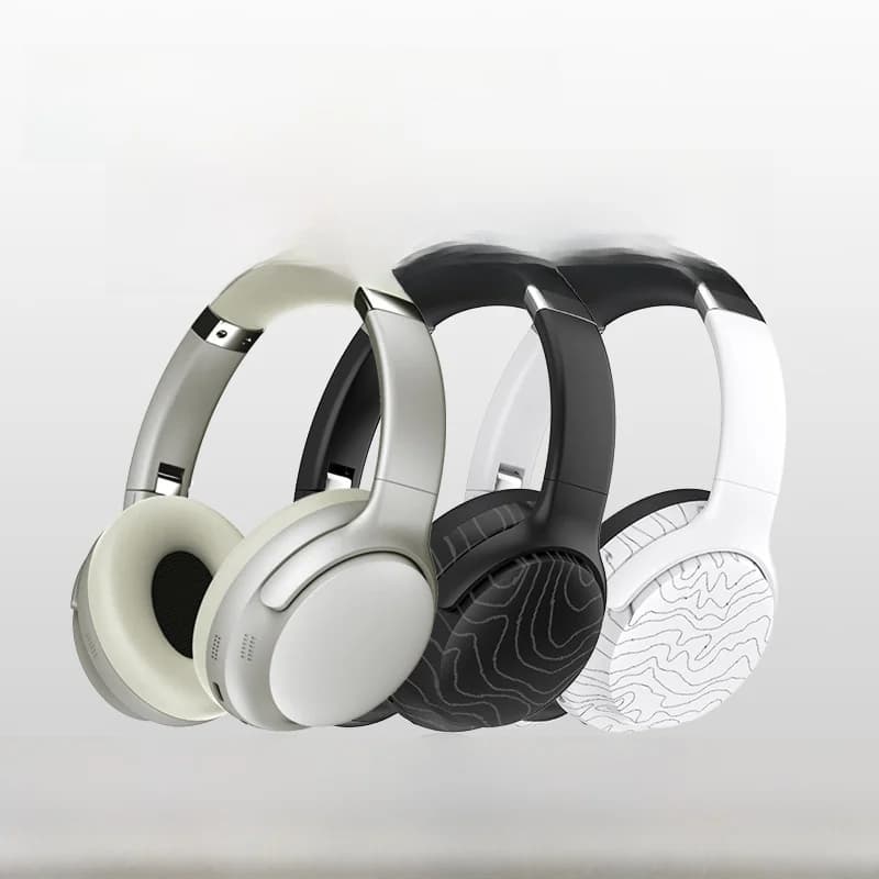 Wireless Over-Ear Bluetooth Headphones with FM Radio and Noise Reduction