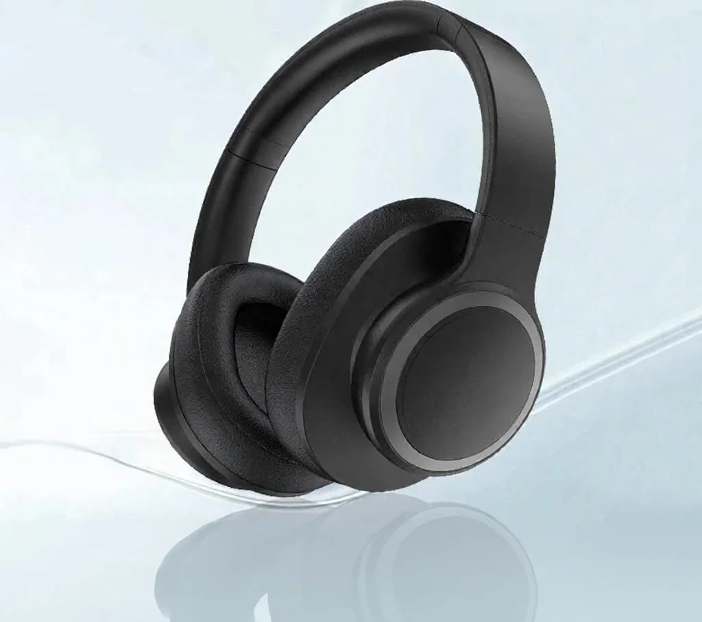 Wireless Over-Ear Headphones with Active Noise Cancelling and Bluetooth 5.4