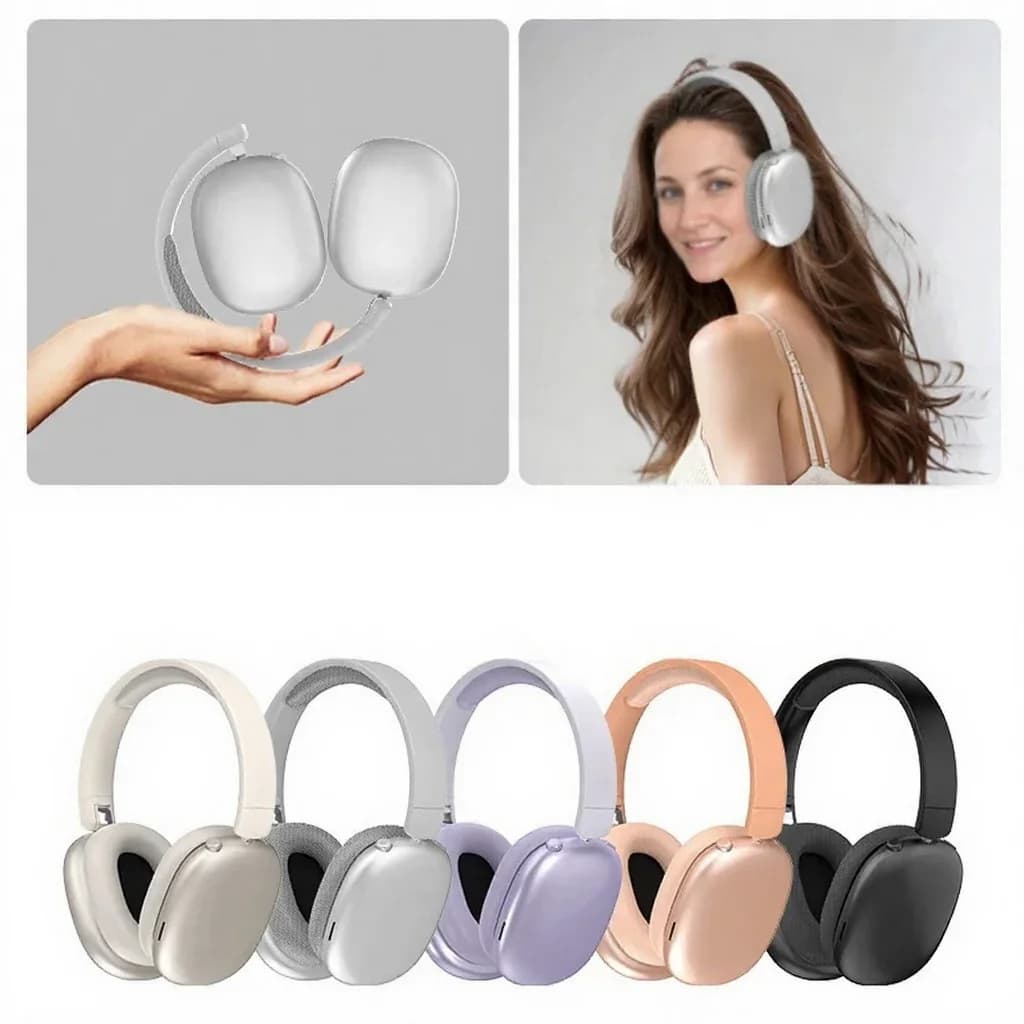 Wireless Bluetooth Over-Ear Headphones with Long Battery Life