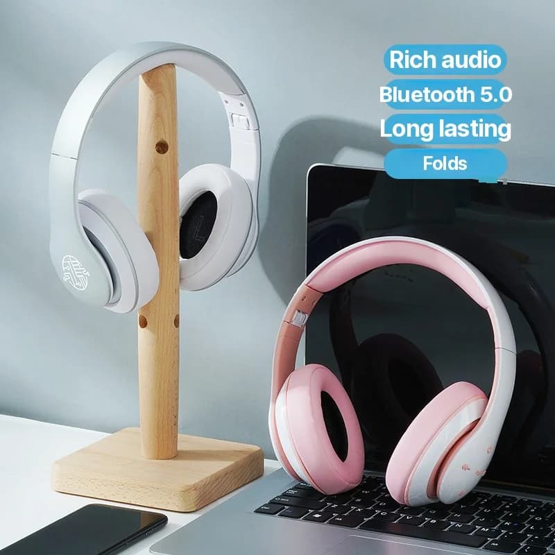 Over-Ear Wireless Bluetooth Headphones with Long Battery Life