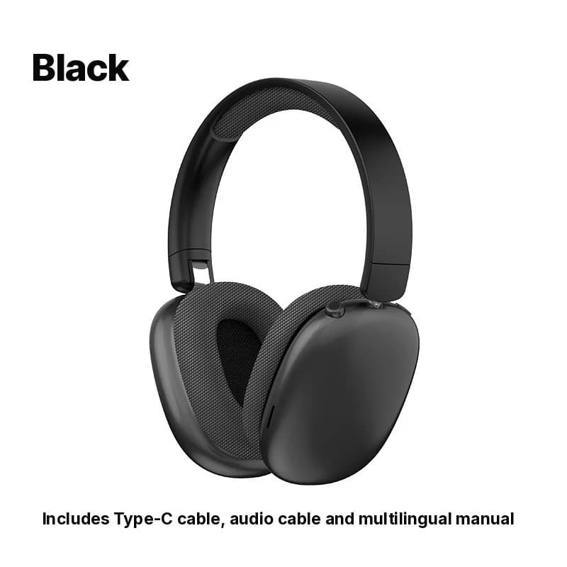 Over-Ear Wireless Bluetooth Headphones with FM Radio and TF Card Slot