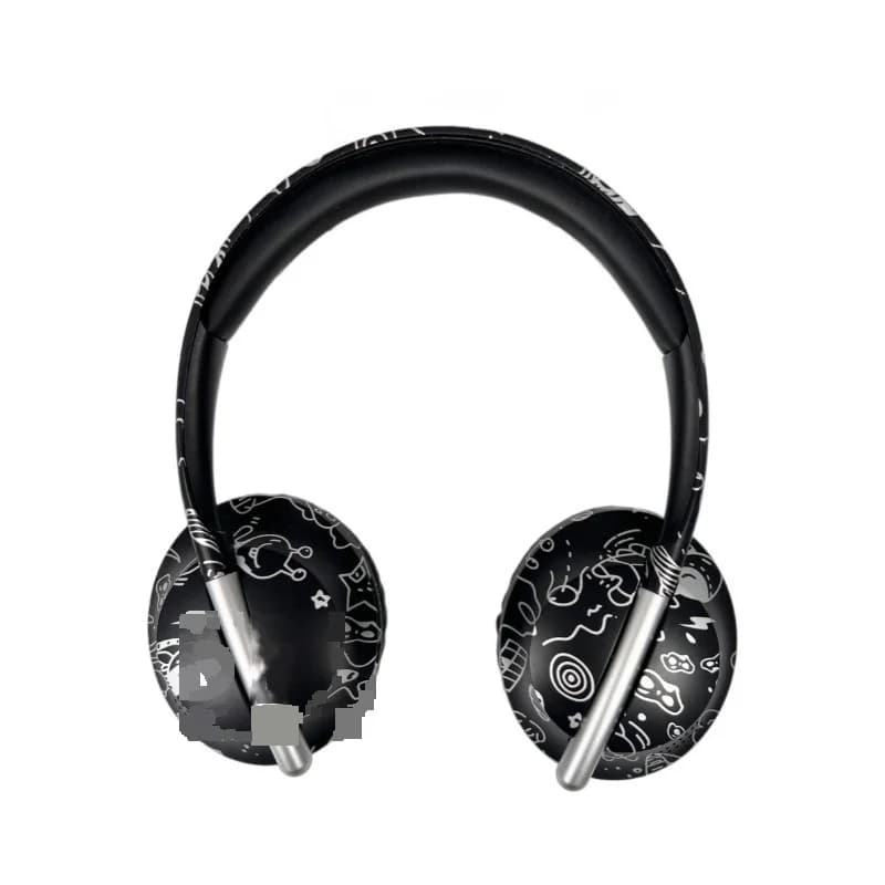 Over-Ear Bluetooth Headphones with TF Card Slot and Wireless Connectivity