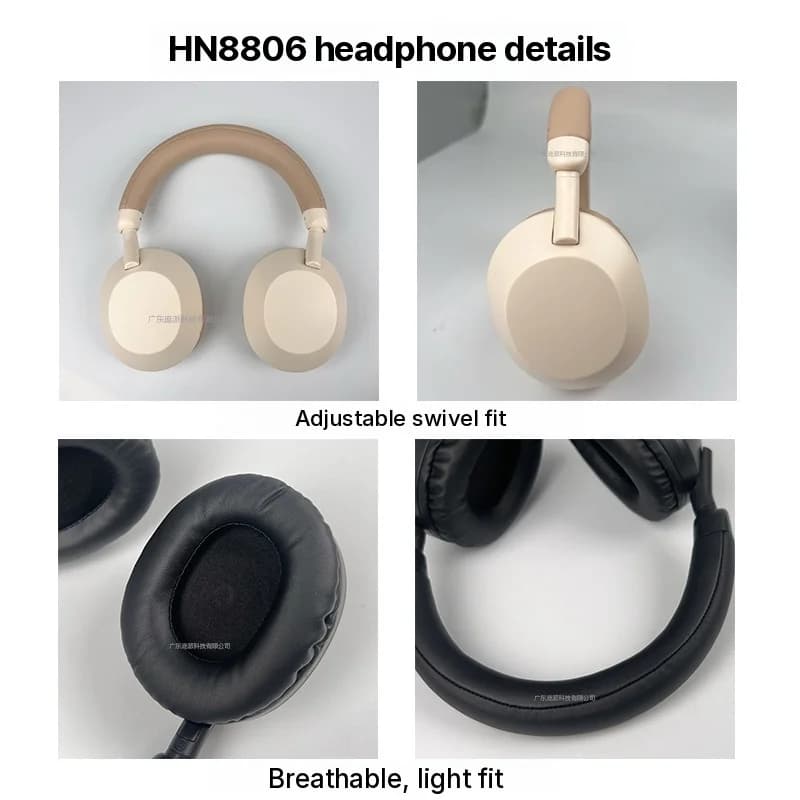 Wireless Bluetooth Over-Ear Headphones with Deep Bass and Mic