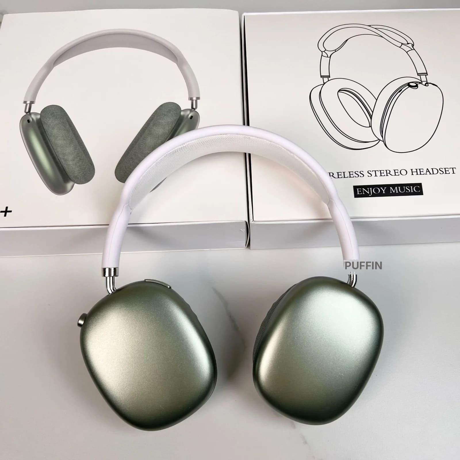 Wireless Bluetooth Headphones with FM Radio and TF Card Slot