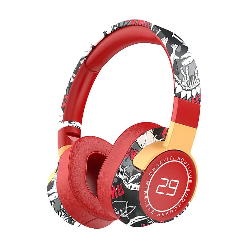 Over-Ear Wireless Bluetooth Headphones with FM Radio and Deep Bass