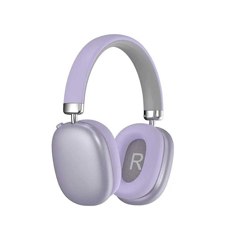 Over-Ear Bluetooth Headphones with Rotary Knob, FM Radio and Long Battery Life