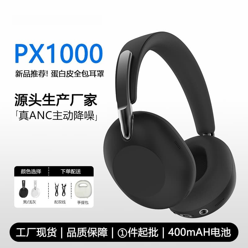 Over-Ear Wireless Bluetooth Headphones with Active Noise Cancelling
