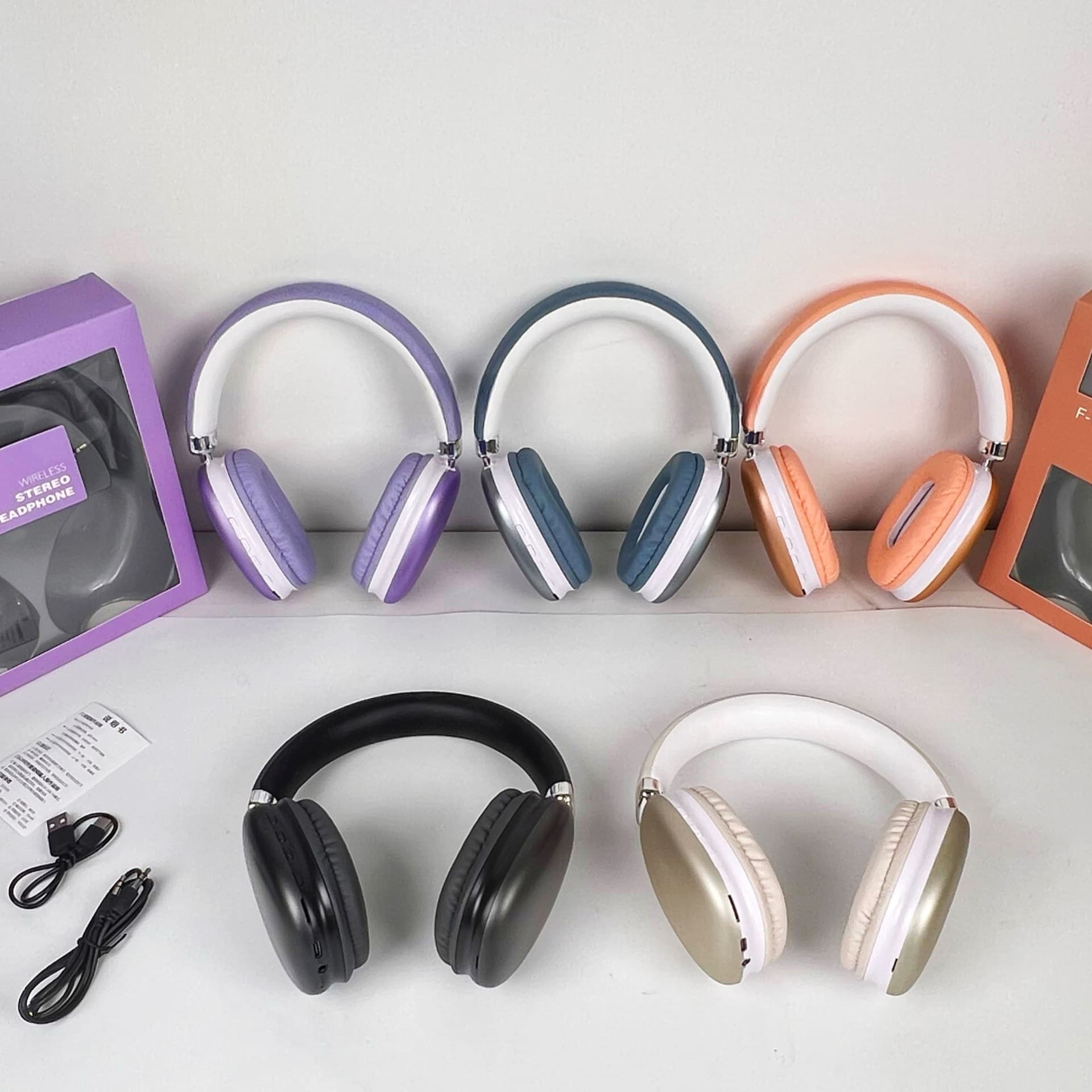 Wireless Over-Ear Headphones with Bluetooth 5.4 and Long Battery Life