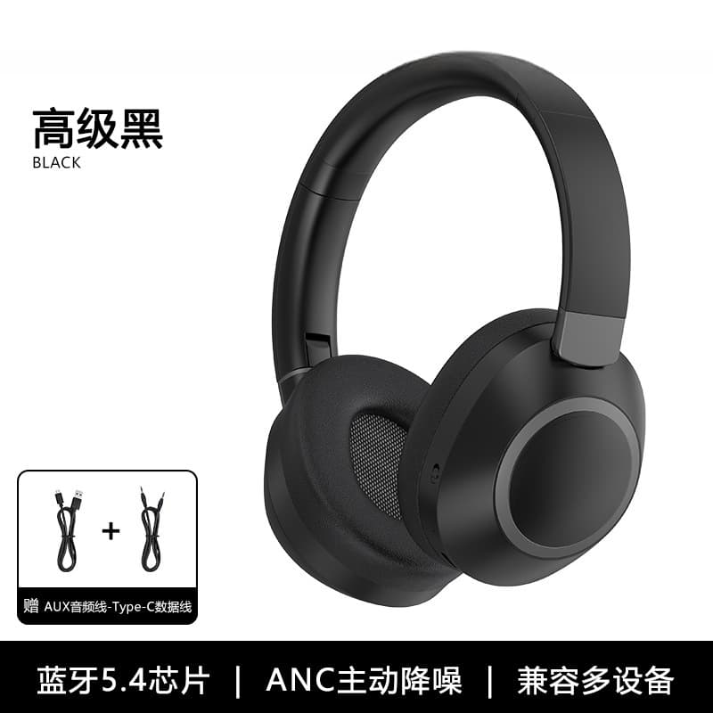 Active Noise Cancelling Wireless Bluetooth Headphones Over-Ear Stereo